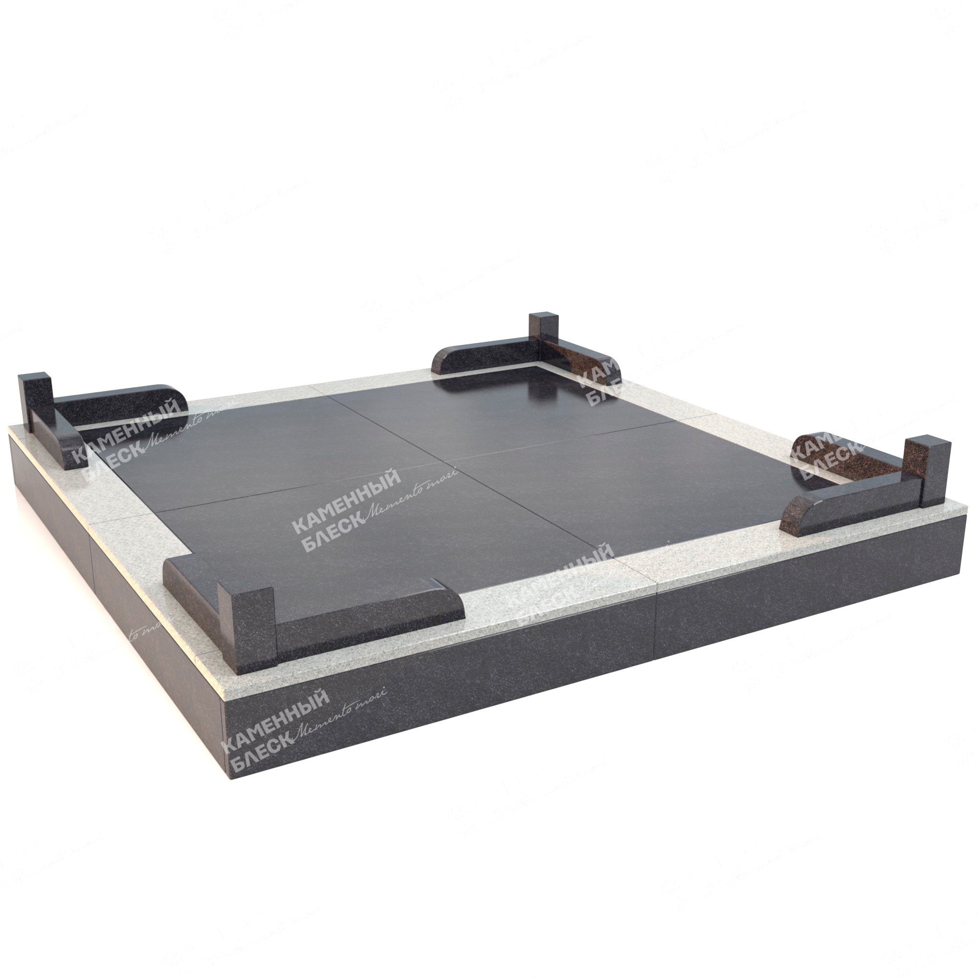 Гранитная ограда ОГ-11