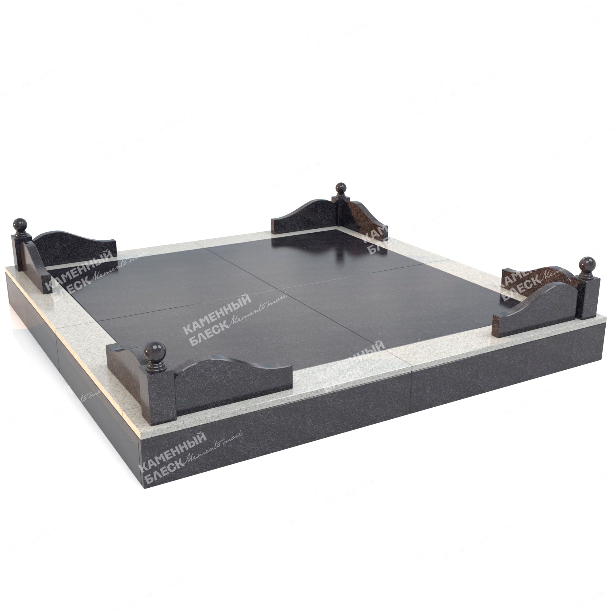 Гранитная ограда ОГ-13