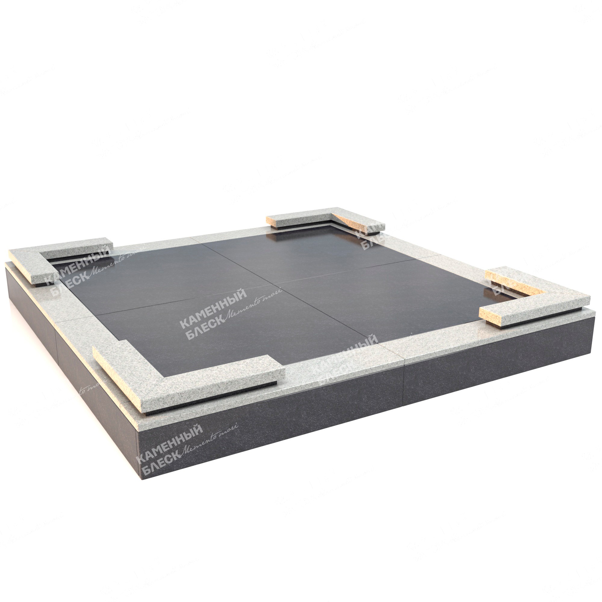 Гранитная ограда ОГ-15