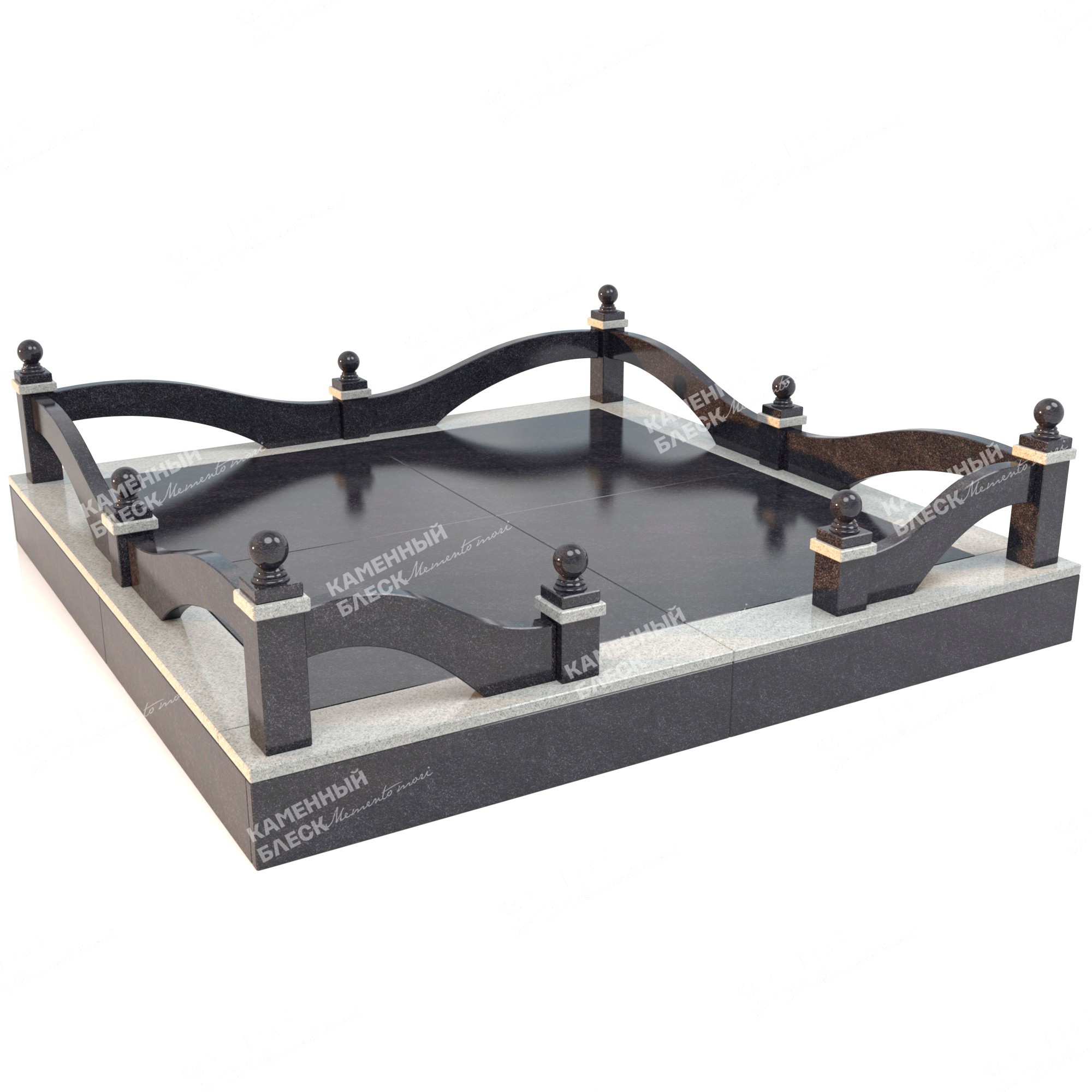 Гранитная ограда ОГ-16