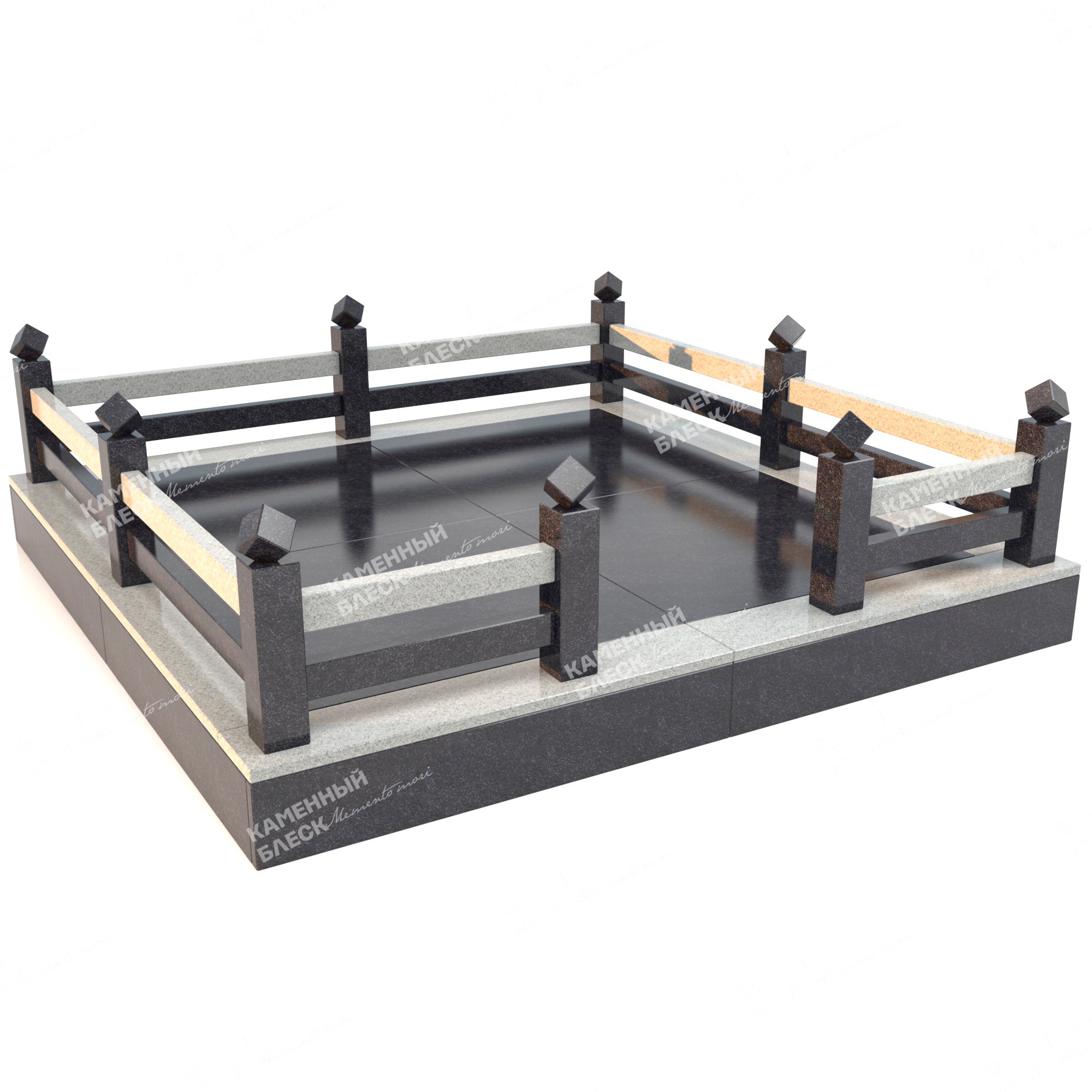 Гранитная ограда ОГ-18