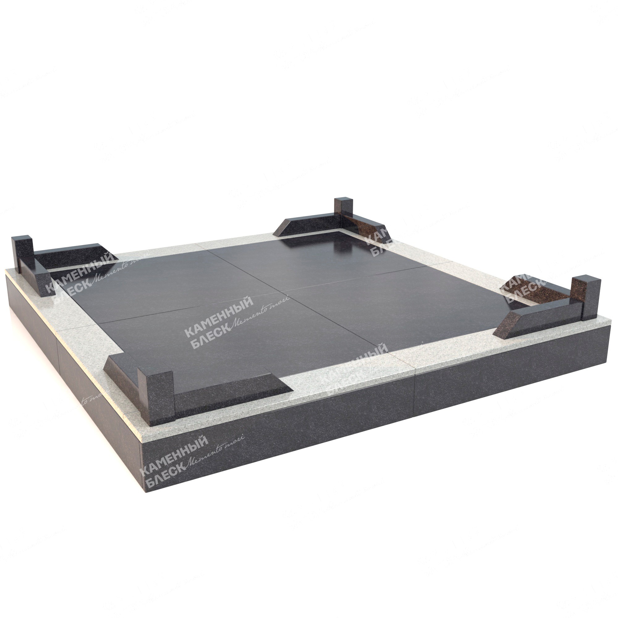 Гранитная ограда ОГ-7