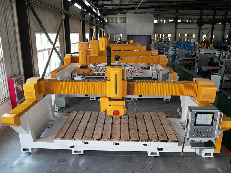 5–осевой мостовой станок Wanlong CNC-5 LITE в компании Каменный блеск