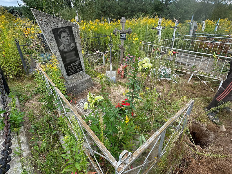Состояние места захоронения до начала благоустройства в Гомеле